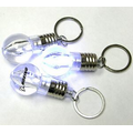 Light Bulb Shape Flashlight with Swivel Keychain